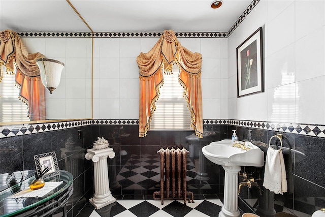 104 Grosvenor, Douglaston, NY 11363 - bathroom with tile walls