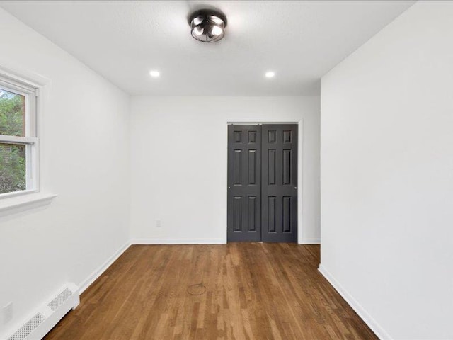 166 Sears Ave, Elmsford, NY 10523 - empty room with wood finished floors, baseboards, and recessed lighting