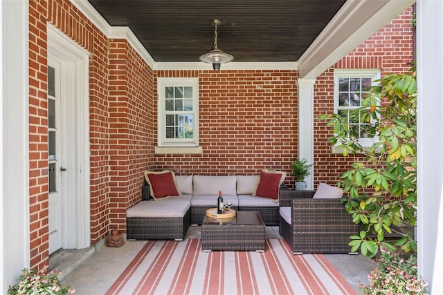 27 Calumet Ave, Hastings-On-Hudson, NY 10706 - view of patio / terrace featuring an outdoor living space