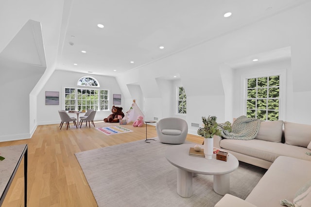 5 Briarcliff Rd, Chappaqua, NY 10514 - living area with light wood-style floors, recessed lighting, and baseboards