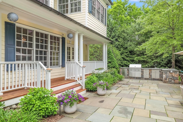 5 Briarcliff Rd, Chappaqua, NY 10514 - covered porch with a sink