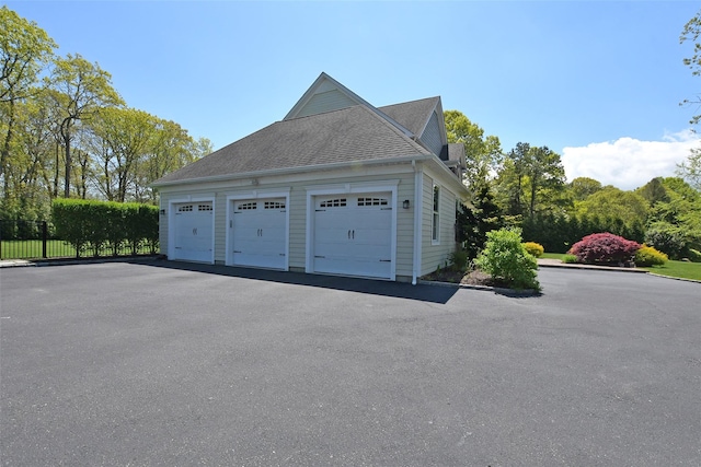 103 Silver Beech Ln, Calverton, NY 11933 - garage featuring fence