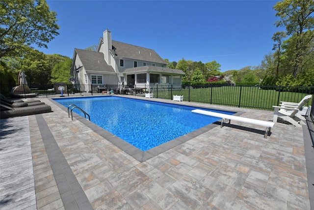 103 Silver Beech Ln, Calverton, NY 11933 - view of pool with a patio, fence, and a fenced in pool