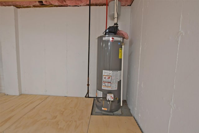 103 Silver Beech Ln, Calverton, NY 11933 - utility room with gas water heater