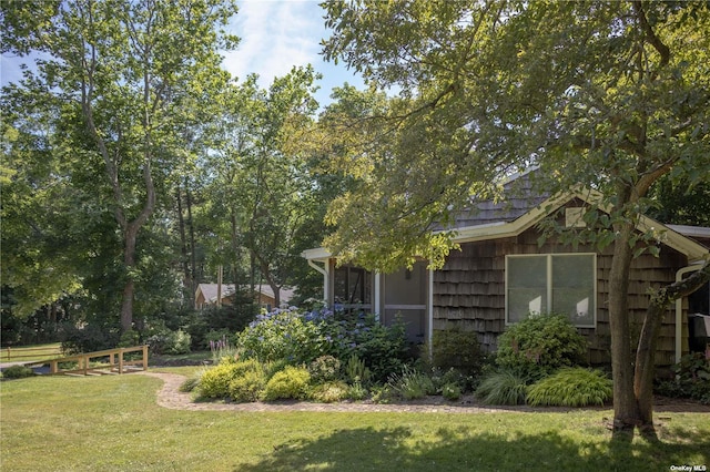 2955 Hyatt Rd, Southold, NY 11971 - view of side of property featuring a yard