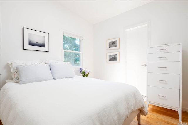 2955 Hyatt Rd, Southold, NY 11971 - bedroom with light wood-type flooring