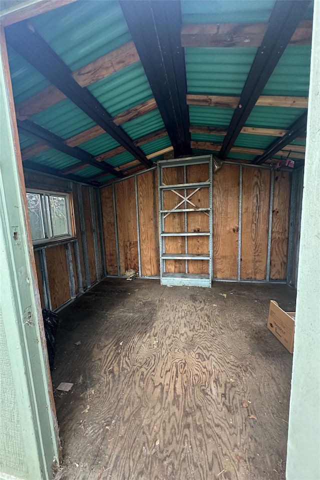 view of horse barn