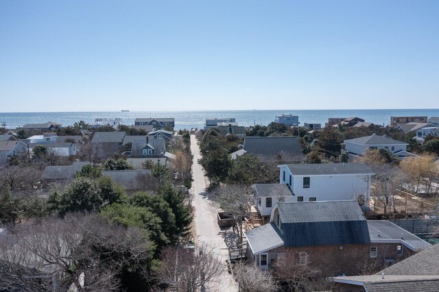 110 Ocean Rd, Ocean Beach, NY 11770 - aerial view of residential area with a nearby body of water