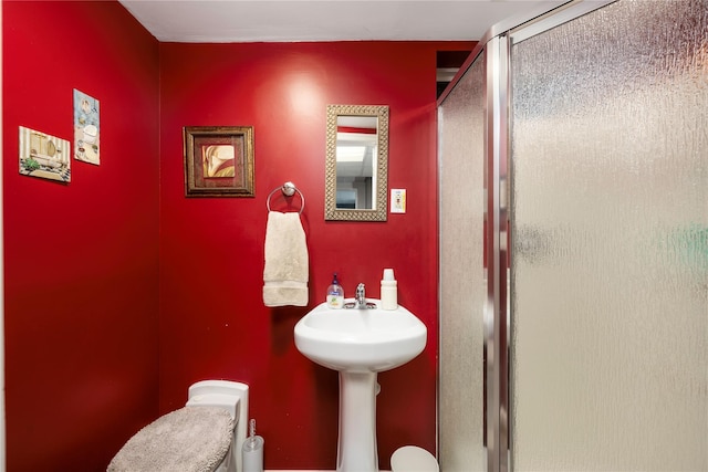 full bath with a stall shower