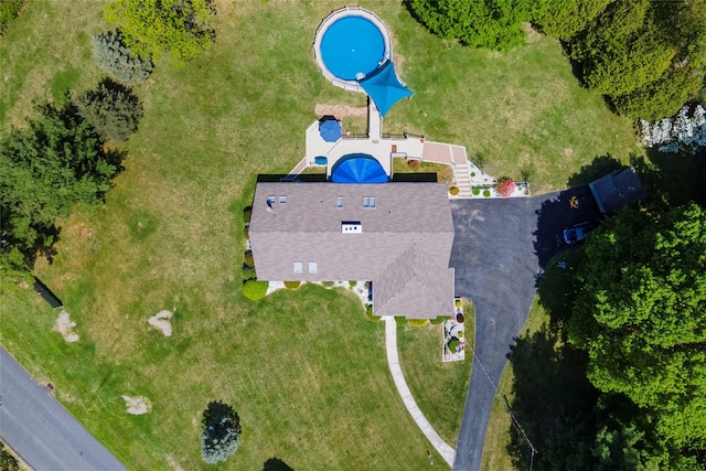 24 Top O Hill Rd, Wappingers Falls, NY 12590 - aerial view of a pool