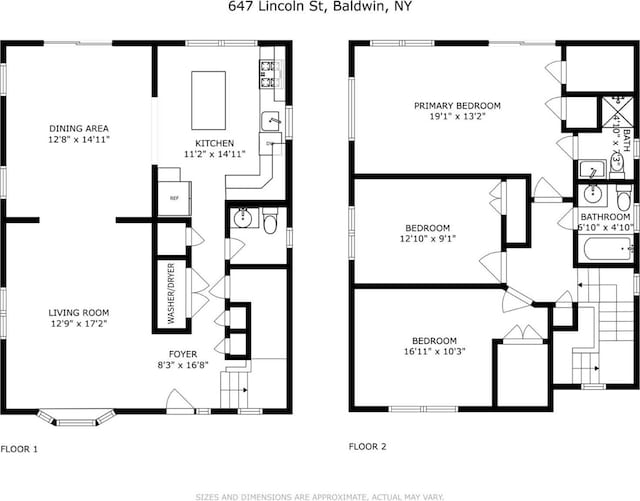 647 Lincoln St, Baldwin Harbor, NY 11510 - home floor plan