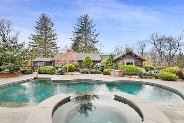 29 Oscaleta Rd, South Salem, NY 10590 - view of pool with a pool with connected hot tub