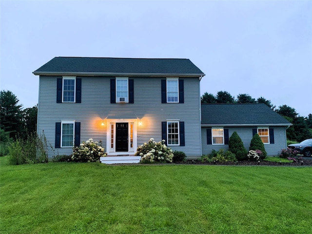 49 Macintosh Dr, Hudson, NY 12534 - colonial-style house with a front lawn