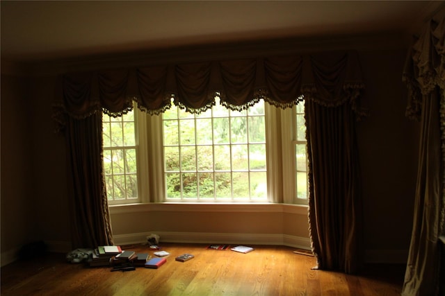 7 Locust Ln, Glen Head, NY 11545 - empty room with baseboards and wood finished floors