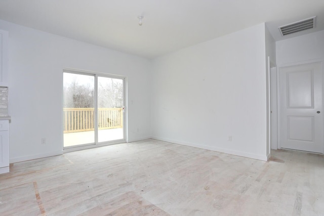 334NOhioville Rd, New Paltz, NY 12561 - empty room with light wood-type flooring, baseboards, and visible vents