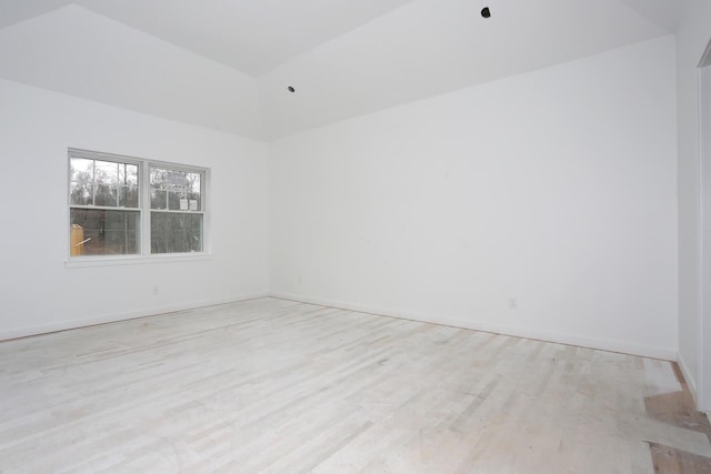 334NOhioville Rd, New Paltz, NY 12561 - spare room with lofted ceiling, baseboards, and wood finished floors