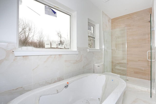 334NOhioville Rd, New Paltz, NY 12561 - bathroom with a washtub and a shower stall