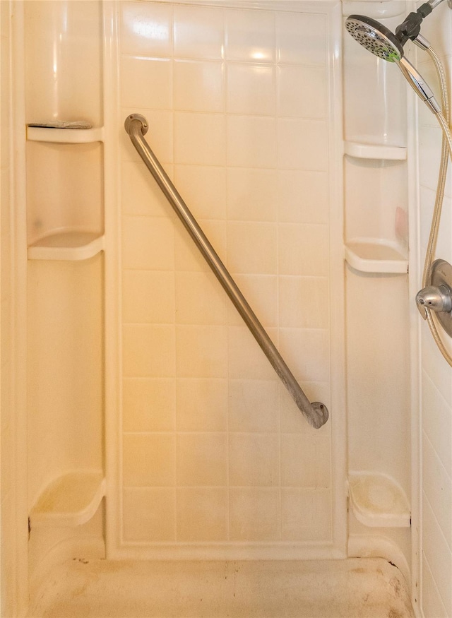 full bath featuring walk in shower