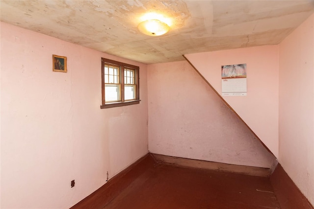 view of basement