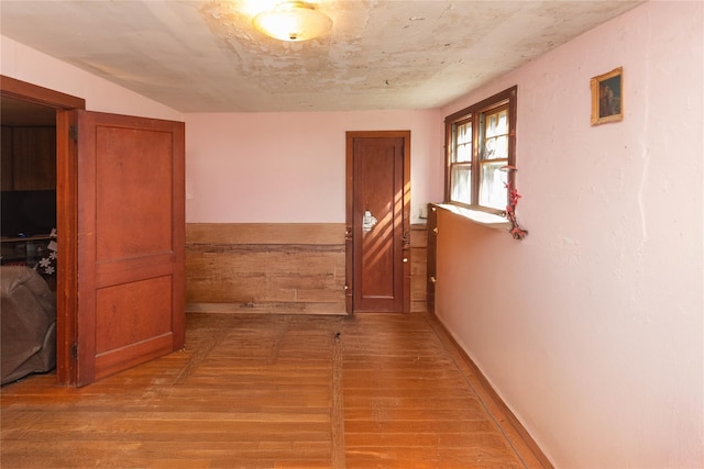 hall featuring light wood finished floors