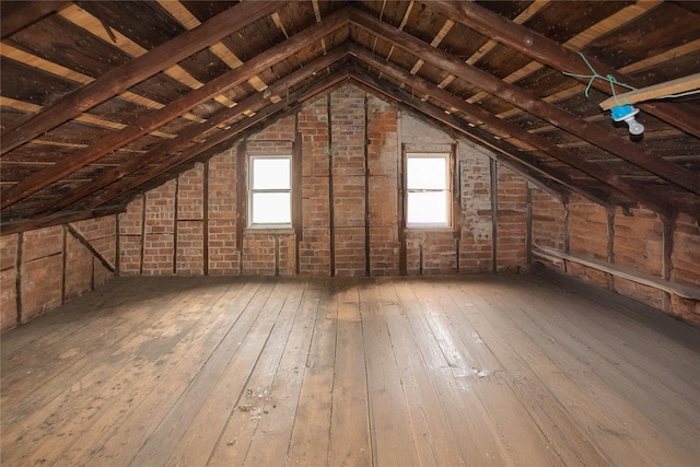 attic with a healthy amount of sunlight