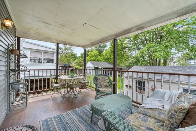 7 Wilson Blvd, Poughkeepsie, NY 12603 - view of wooden terrace