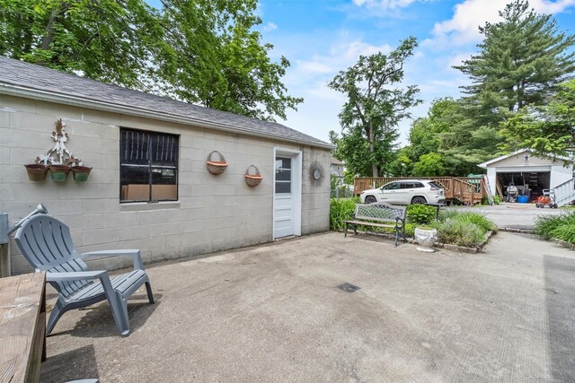 7 Wilson Blvd, Poughkeepsie, NY 12603 - view of patio / terrace with an outbuilding