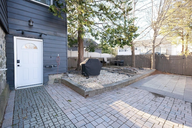 108 Wayne Ave, White Plains, NY 10606 - view of patio featuring fence private yard