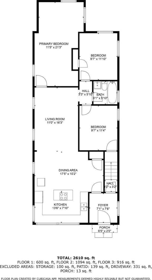 108 Wayne Ave, White Plains, NY 10606 - floor plan