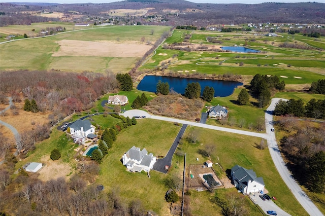3 Madonna Dr, Lagrangeville, NY 12540 - drone / aerial view featuring a water view and view of golf course