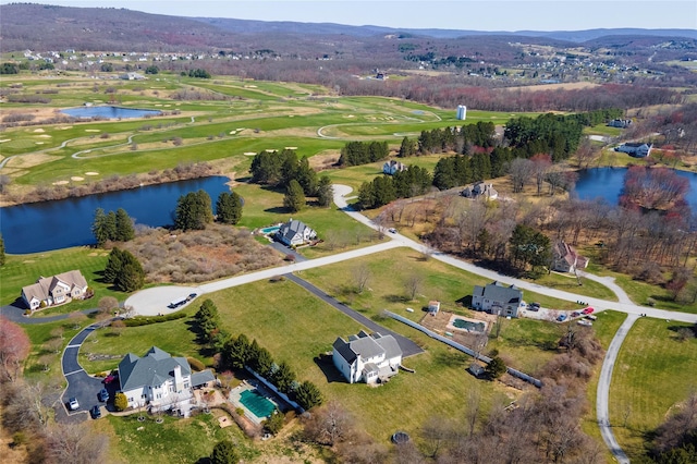 3 Madonna Dr, Lagrangeville, NY 12540 - bird's eye view featuring a water and mountain view and view of golf course