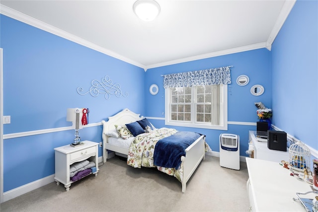 3 Madonna Dr, Lagrangeville, NY 12540 - bedroom with baseboards, ornamental molding, and carpet floors