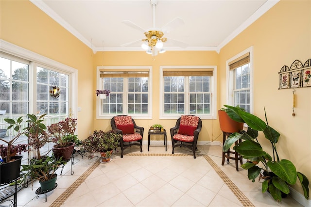 3 Madonna Dr, Lagrangeville, NY 12540 - sunroom featuring tile patterned floors and ornamental molding