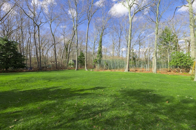 19 Stillwood Rd, Brookhaven, NY 11719 - view of yard with fence