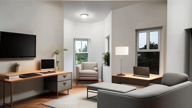 interior space featuring plenty of natural light