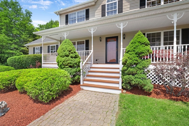 34 Melissa Ln, Washingtonville, NY 10992 - view of front of home featuring covered porch