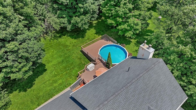 34 Melissa Ln, Washingtonville, NY 10992 - aerial view of a pool area