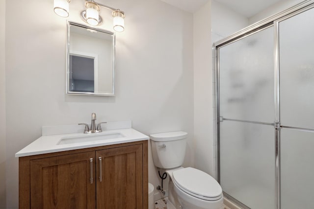 4 Penn Ct, Dix Hills, NY 11746 - full bathroom featuring vanity, toilet, and a shower stall