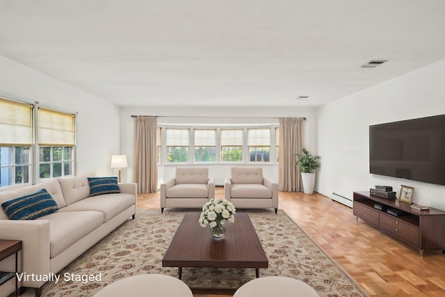 4 Penn Ct, Dix Hills, NY 11746 - living area with a baseboard radiator