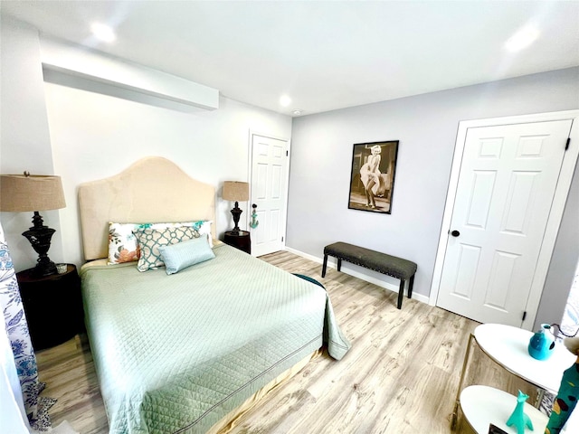 8-10 Mercer St, Middletown, NY 10940 - bedroom featuring light wood-style flooring and recessed lighting