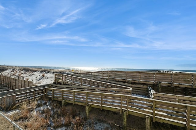 700 Shore Rd Unit 2Z, Long Beach, NY 11561 - exterior space with a beach view and a water view