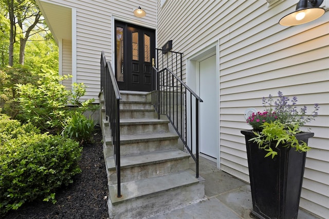 view of exterior entry