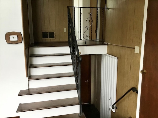 view of stairway