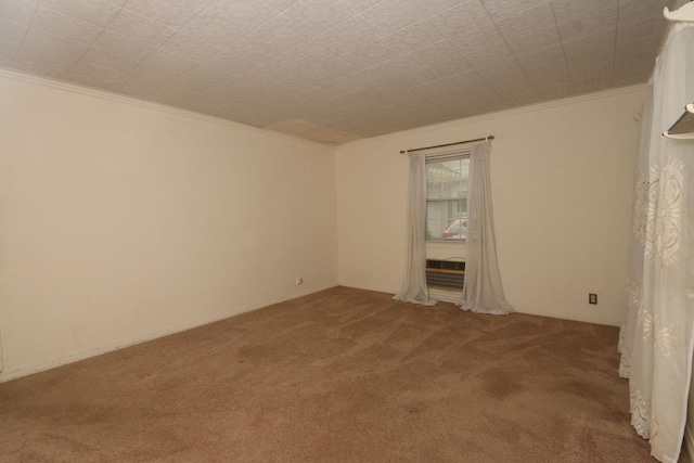 22 Primrose Dr, New Hyde Park, NY 11040 - unfurnished room with ornamental molding and carpet flooring