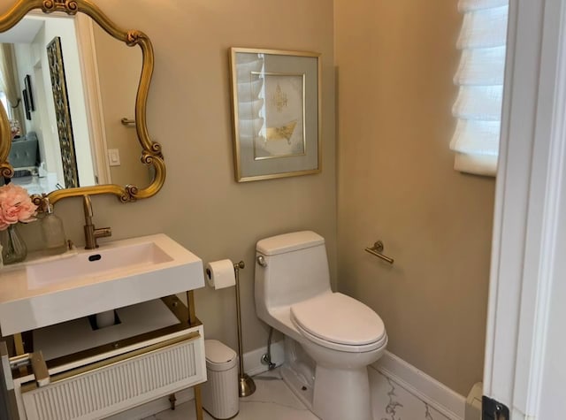 6 Timp Brook Rd, Stony Point, NY 10980 - half bathroom featuring toilet and baseboards