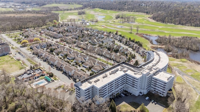 100 Harbor View Dr Unit 230, Port Washington, NY 11050 - bird's eye view of a golf course and a nearby body of water