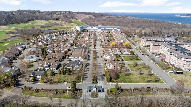 100 Harbor View Dr Unit 230, Port Washington, NY 11050 - aerial view of property's location with a large body of water and a local golf course