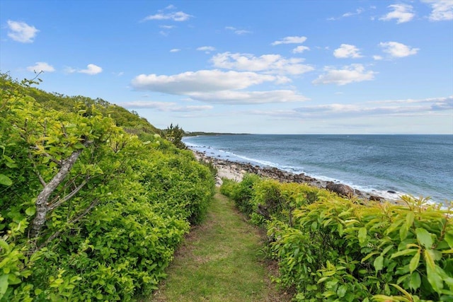 1635 Isabella Beach Rd, Fishers Island, NY 06390 - water view featuring nearby beach