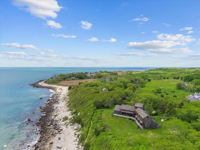 1635 Isabella Beach Rd, Fishers Island, NY 06390 - drone / aerial view of a large body of water