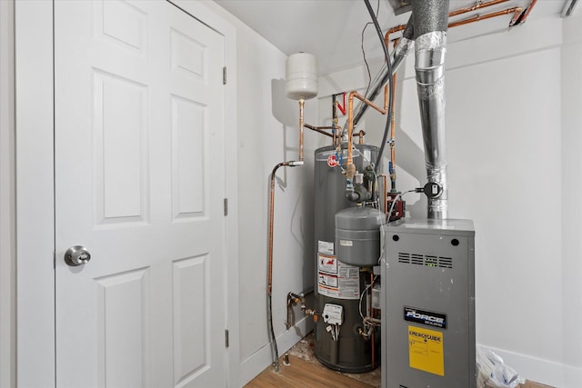 utilities featuring water heater